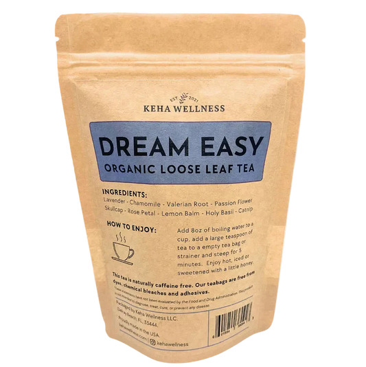 Dream Easy Loose Leaf — Evening Herbal Tea | Chamomile, Valerian & Lavender Blend