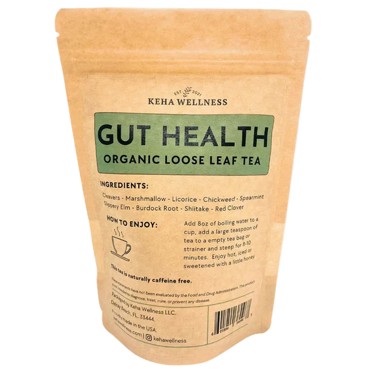Soothing Gut Loose Leaf — Slippery Elm & Marshmallow | Organic Herbal Tea