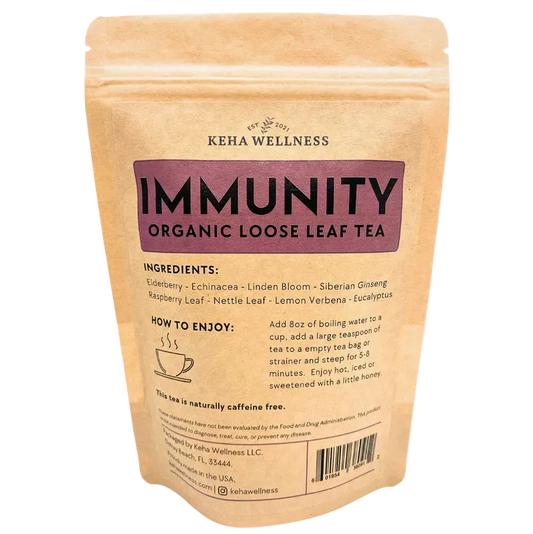 Immunity Loose Leaf Tea — Elderberry & Echinacea | Organic Herbal Blend