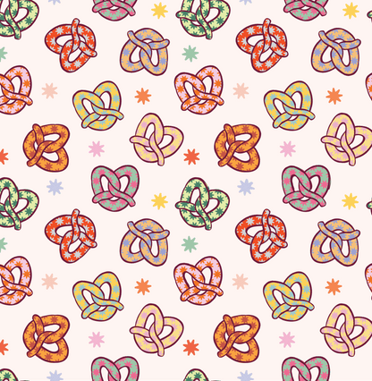 Colorful Pretzel Zipper Romper