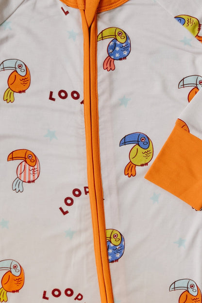 Loopy Zipper Romper