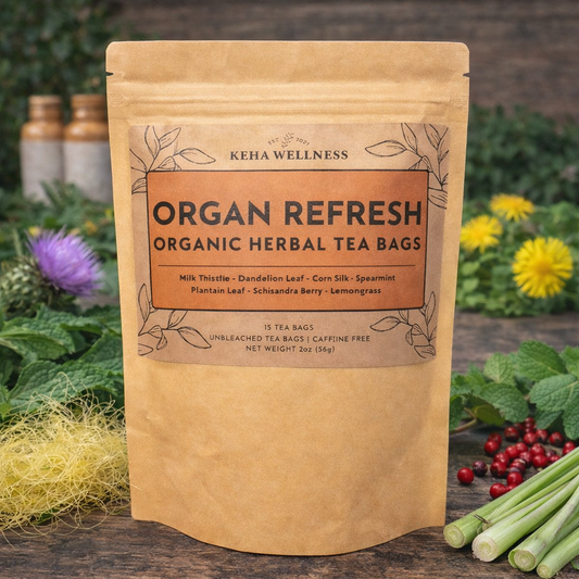 Organ Refresh — Organic Herbal Tea Bags | Milk Thistle & Dandelion Blend