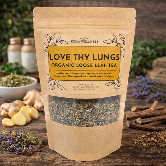 Breathe Loose Leaf — Mullein & Elecampane | Organic Respiratory Herbal Tea